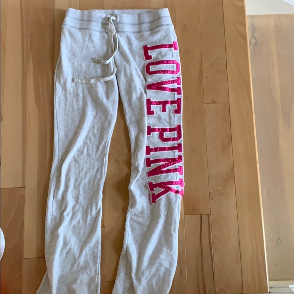 pink sweatpants